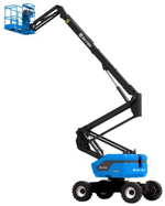 Передвижной телескопический подъемник SKYER DKP2025 самоходный коленчатый дизельный