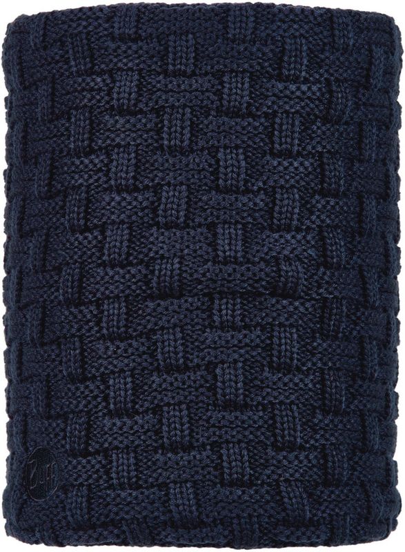 Вязаный шарф-труба с флисом Buff Neckwarmer Knitted Polar Airon Night Blue Фото 1