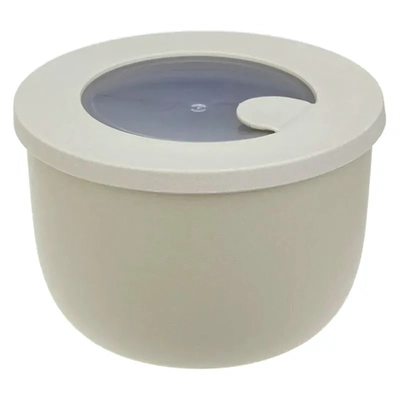 Миска герметичная НЕО 0,6л с клапаном для СВЧ Латте