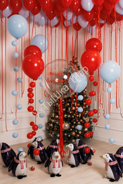 Сет "Снеговик с пингвинами"