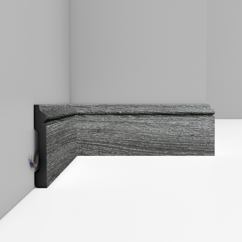 Плинтус напольный Decomaster D005-87 79х13х2400мм