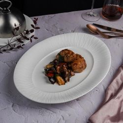 Блюдо овальное 36,8*26,8 см h4 см Frost   Proff Cuisine [2]