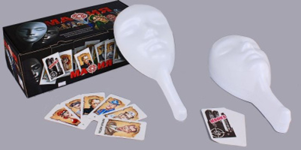 Настольная игра "Мафия", подарочный набор, Нескучные игры