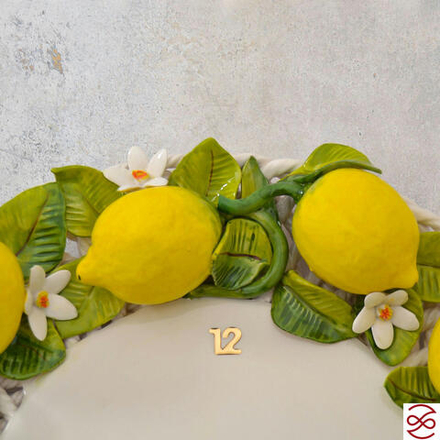Часы настенные Orgia Лимоны 42 см