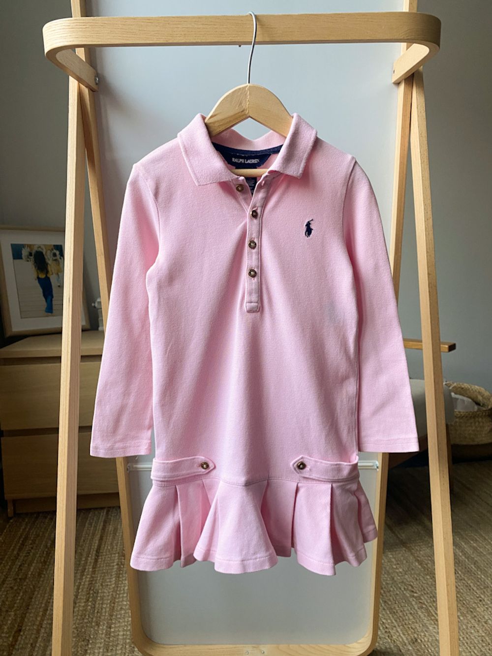 Хлопковое платье Ralph Lauren, 98