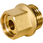 Клапан отсекающий ROMMER - 3/8 x 1/2 (ВР/НР, PN10, Tmax 120°C)