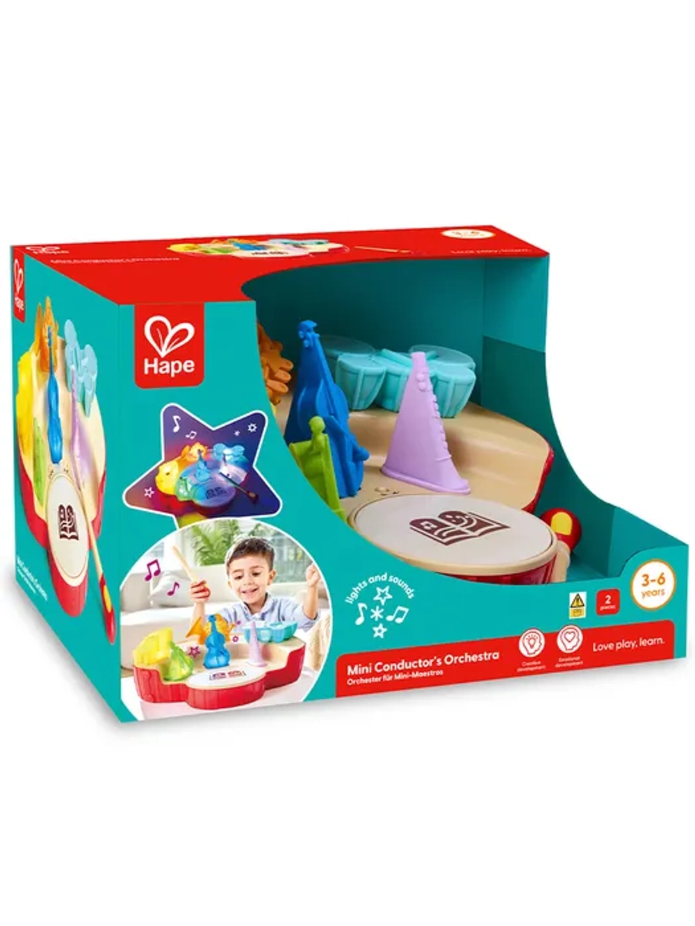 Игровой наюор Мини оркестр маленький Дирижер