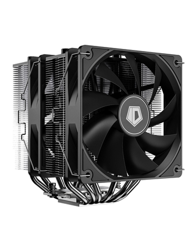 ID-COOLING SE-206-XT LGA1700/1200/115X/AM5/AM4 (8шт/кор, TDP 250W, PWM, черный, 6 тепл.трубок + медная база, 2 x FAN 120mm) RET