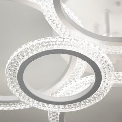 Светильник потолочный светодиодный Rivoli Marion 6107-109 132 Вт LED 2800К - 6200К модерн с пультом | Rivoli