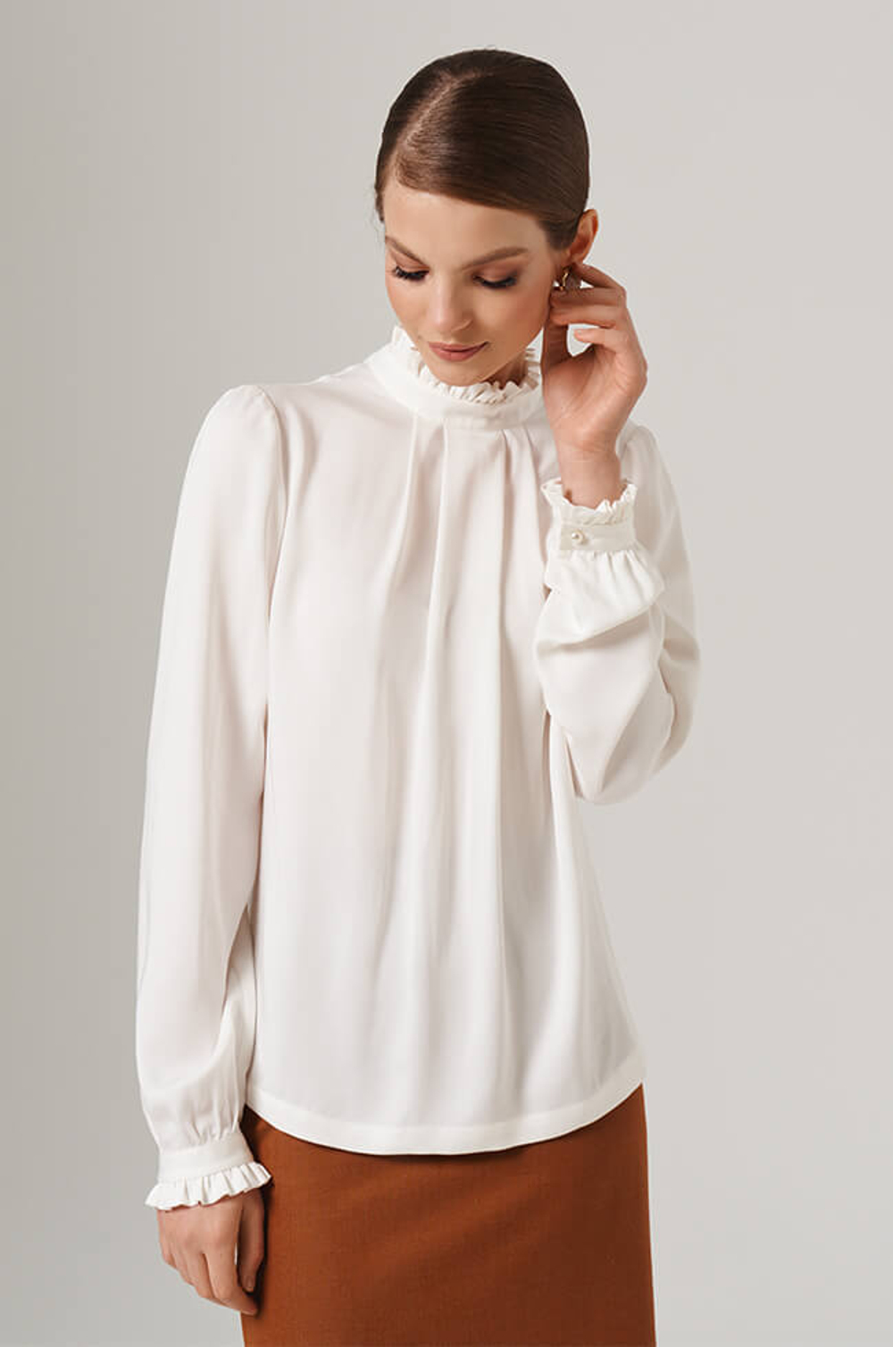 23138 Блузка женская (молочный)