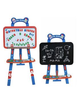 Доска знаний магнитная 2в1