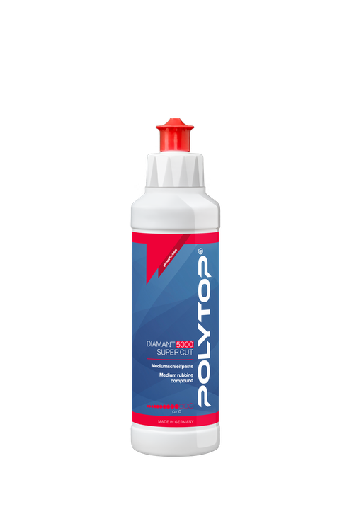 POLYTOP Diamant 5000 Super Cut - Среднеабразивная (одношаговая) полировальная паста (P3000), 250ml