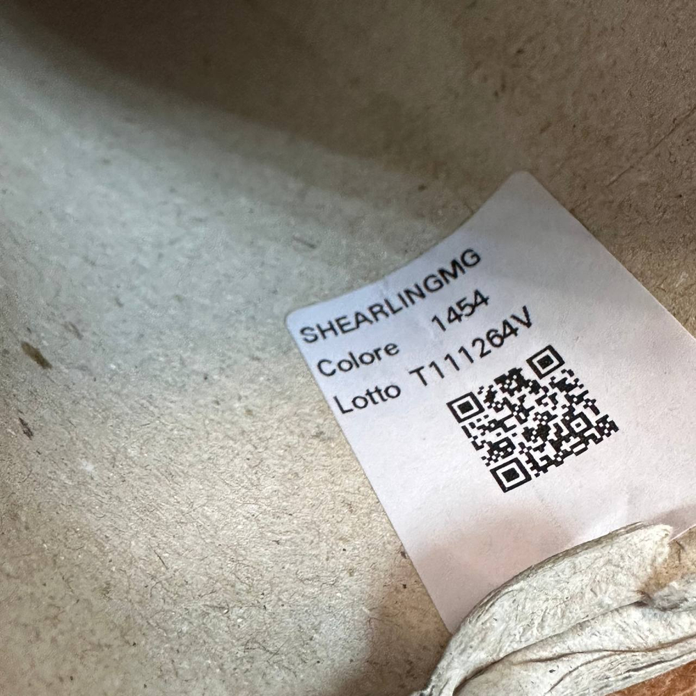 SHEARLINGGMG - MF Sesia; 77% extrafine меринос, 23% п/а; 400м/100гр; Травка; col.1454, цвет: карамель