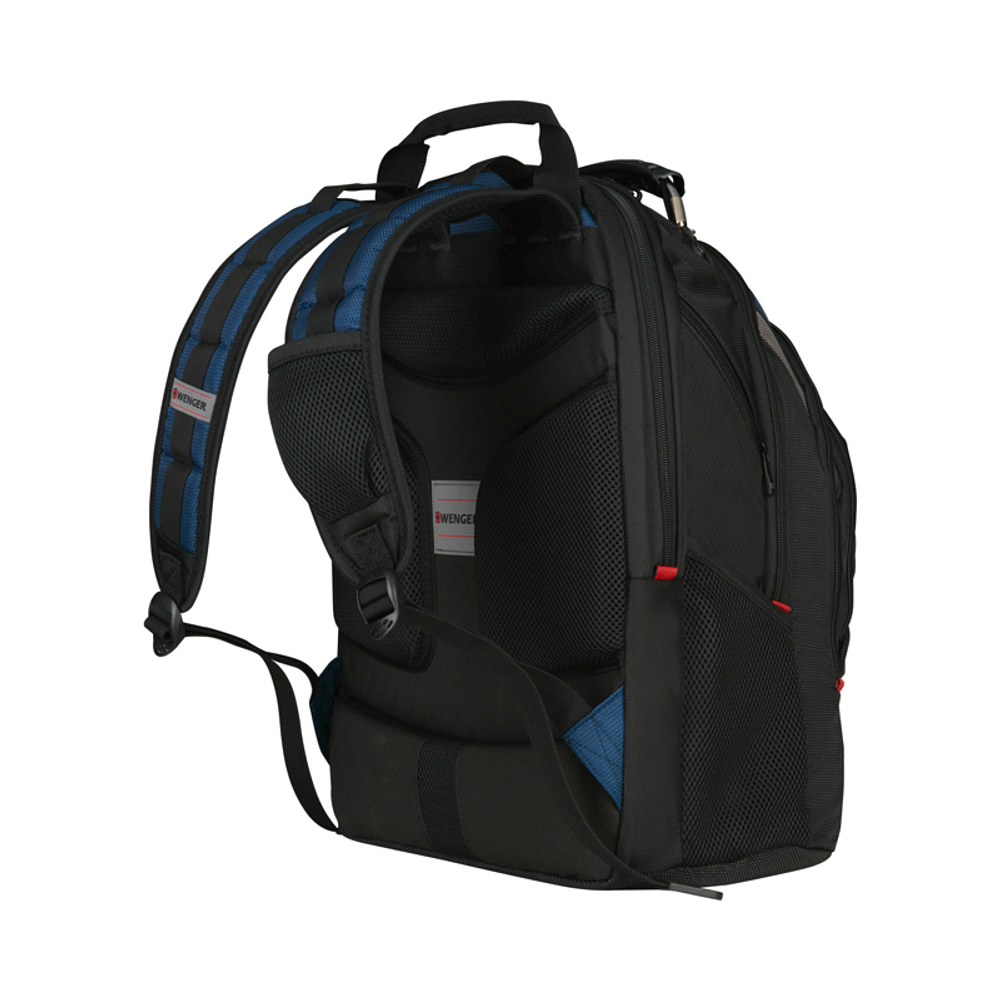 Городской рюкзак чёрно-синий 23 л WENGER Ibex 600638