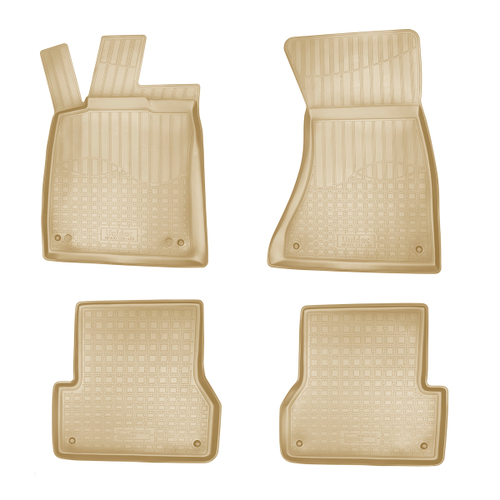 Ковры в салон Norplast/Unidec для Audi A6 в кузове 4G:C7 (2011-2017)Полиуретан, арт.NPA10-C05-400-B