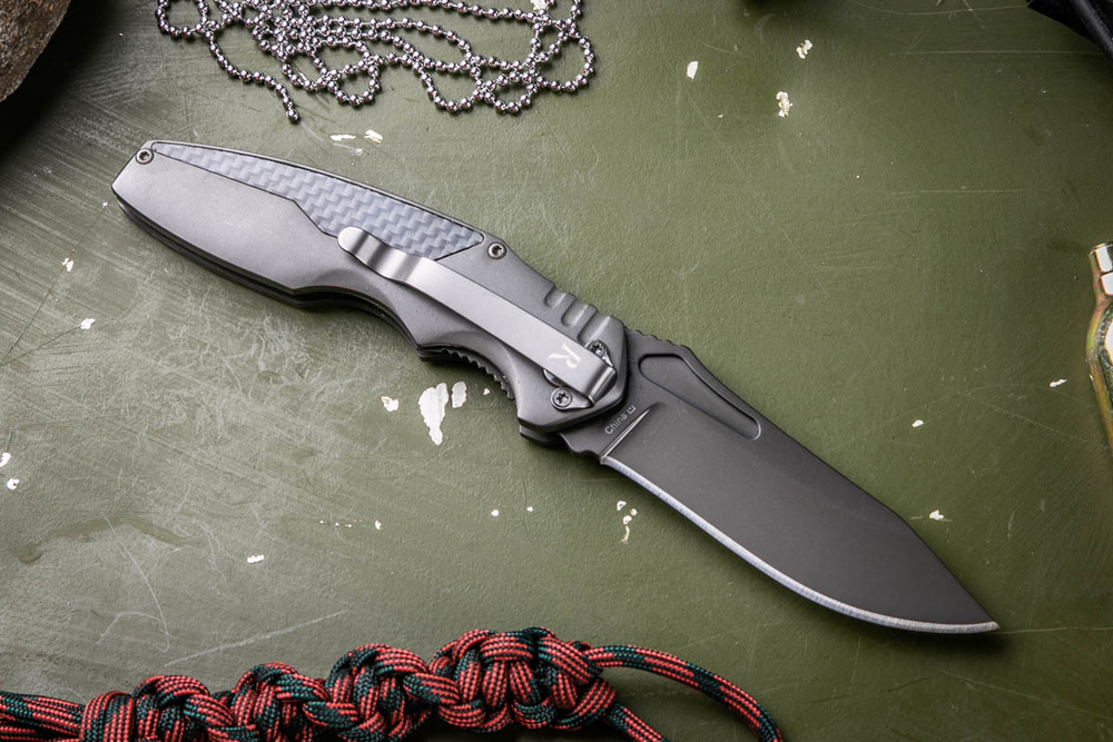 Складной нож Tactical Series Titanium Folder R30002B