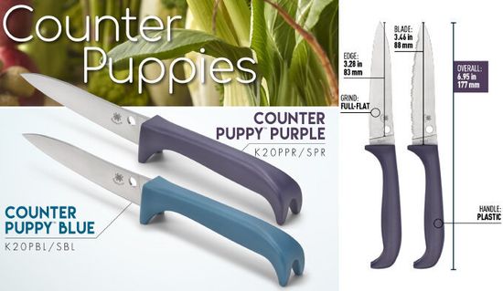Кухонный нож Spyderco Counter Puppy K20PBL