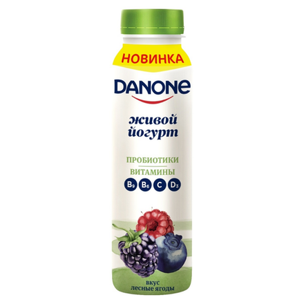 Живой йогурт Danone Лесные ягоды 270 гр