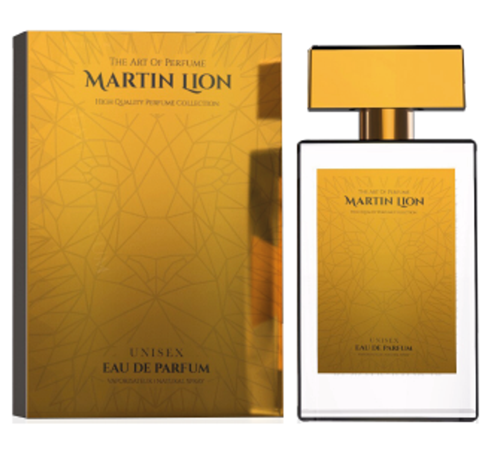 Martin Lion Collection U23, Парфюмерная вода уни, 50 мл, вдохновляющий аромат Arabian Oud Madawi 40 Years Gold Edition