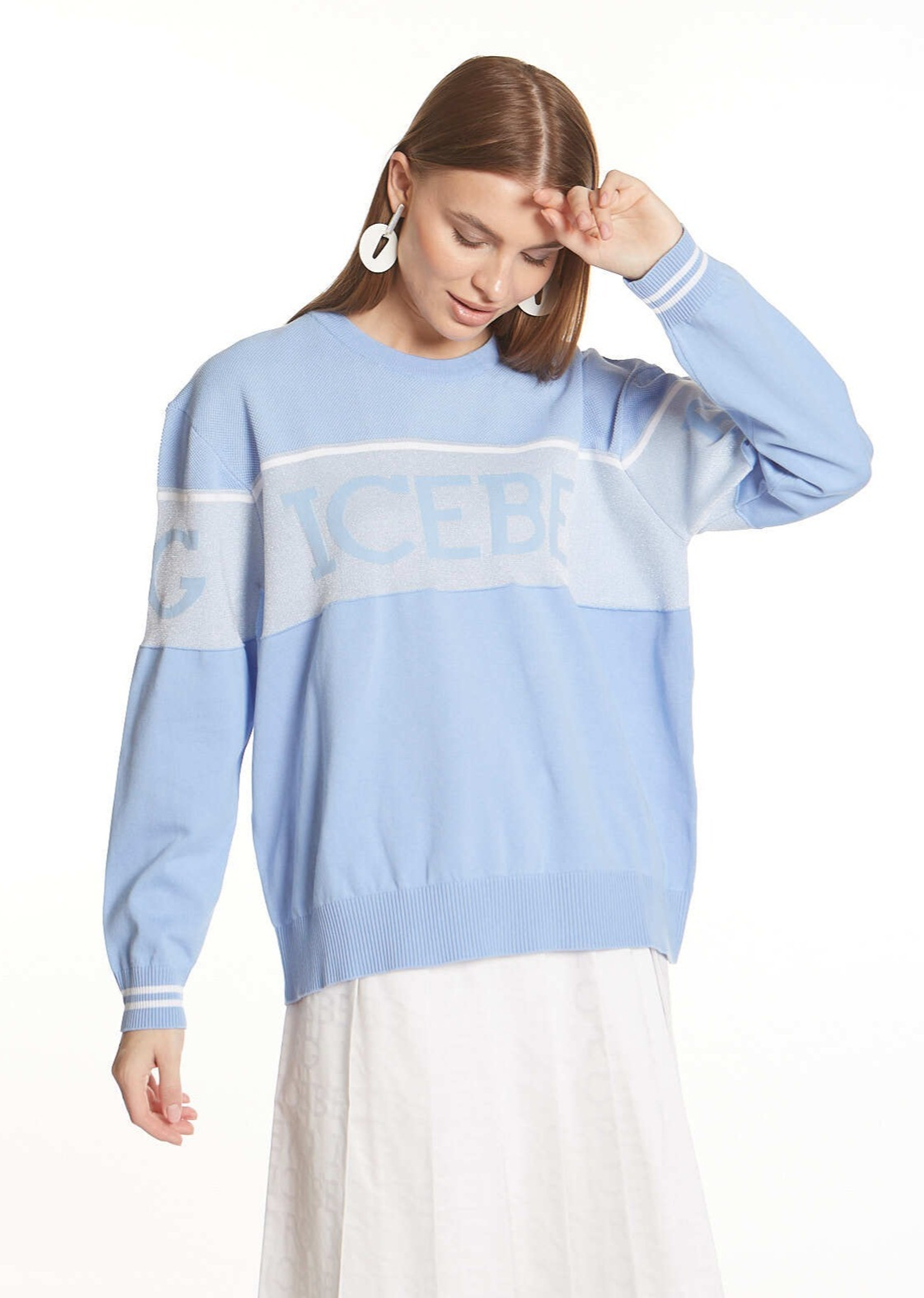 ХЛОПКОВЫЙ СВИТШОТ С ЛОГОТИПОМ