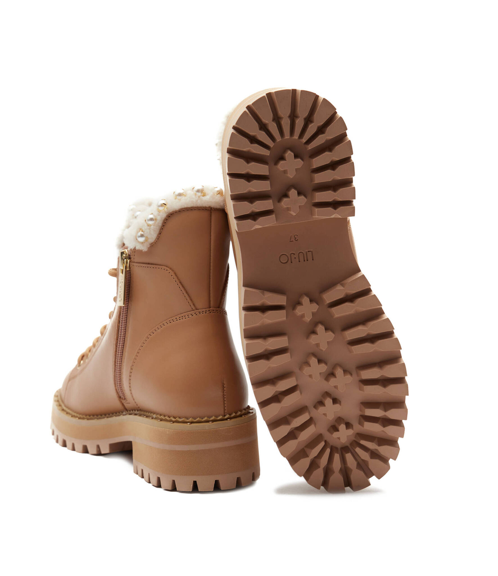 Кожаные ботильоны pink 207 Liu Jo - коричневый(SF2045 P0102)