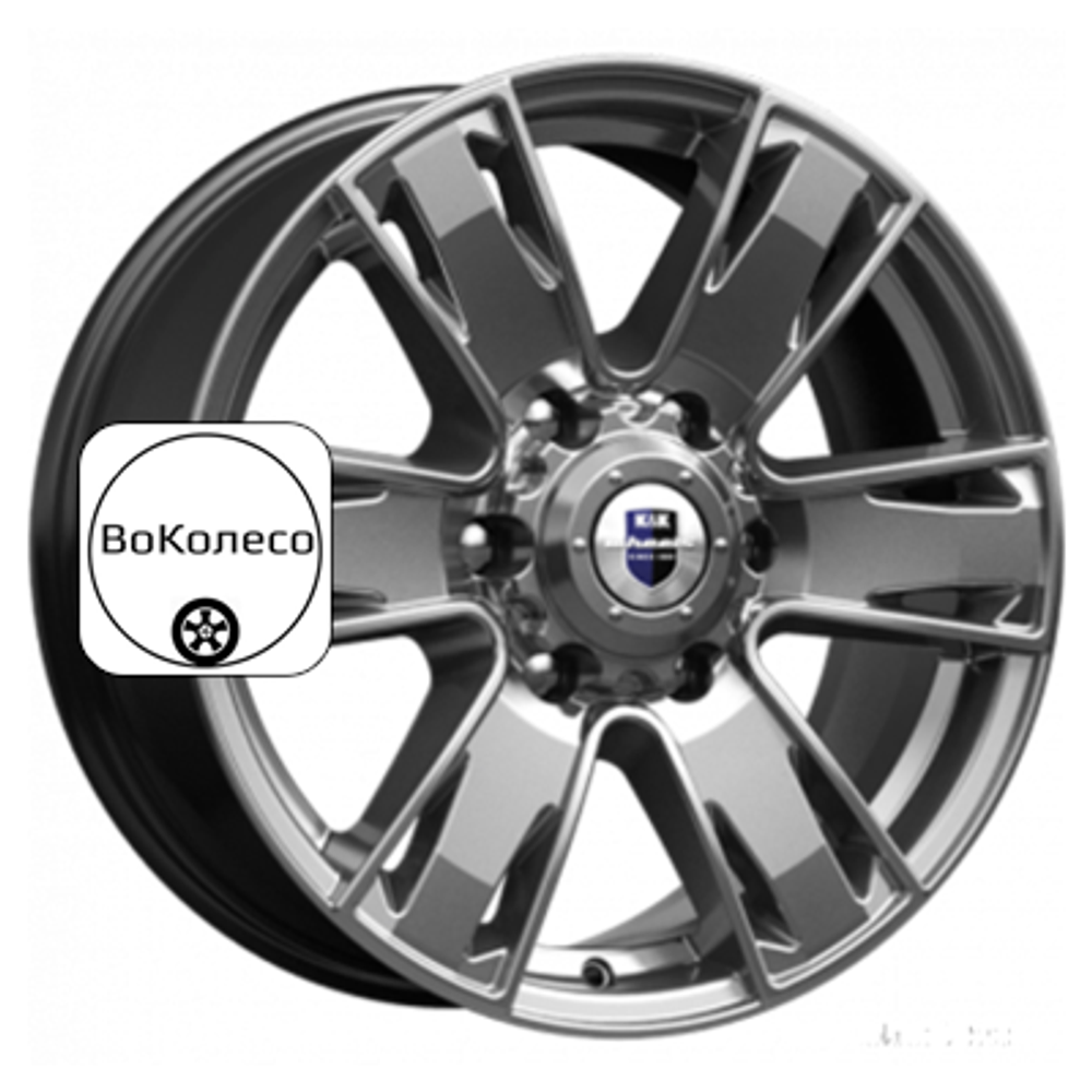 7x17/6x127 ET40 D77,9 Севенна (КС726) Дарк платинум K&K
