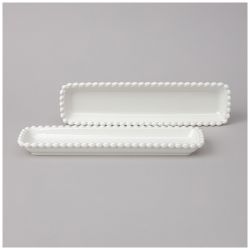 НАБОР БЛЮД LEFARD "PEARL" ПРЯМОУГ. 2 ШТ. 29*7,5*3 СМ (КОР=18НАБ.)