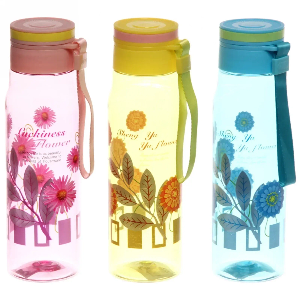 Бутылка питьевая пластиковая 400мл «Свежесть лета»