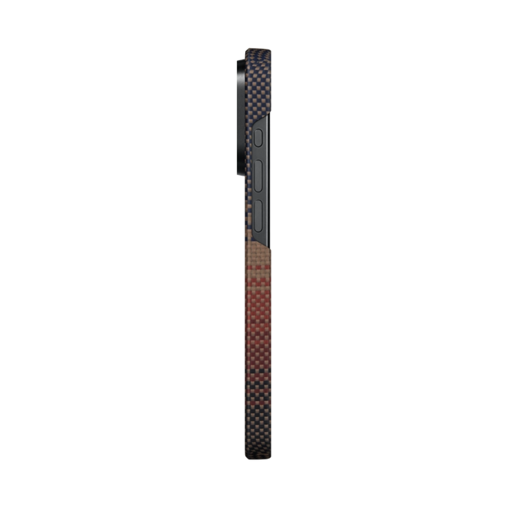 Чехол Pitaka Fusion Weaving MagEZ Case 4 для iPhone 15 Pro Max Sunset (Коричневый)