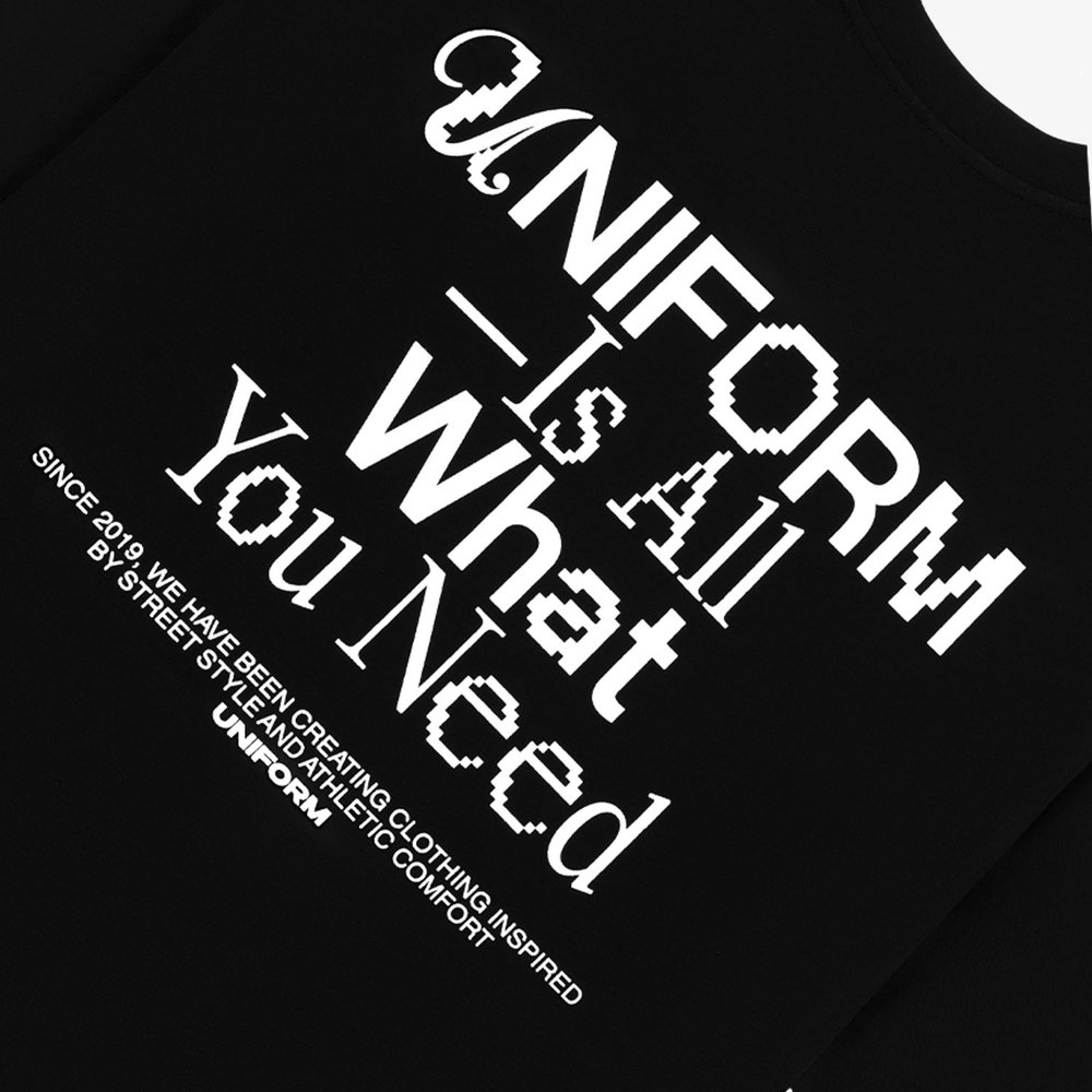 Футболка UNIFORM Heavy Pixel черный