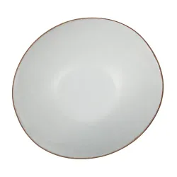 Салатник 600 мл 20,9*18,7 cм h6,5 cм White Matt New Brown Taiga P.L. [3]