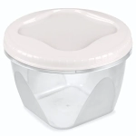 Банка с завинчивающейся крышкой «Тондо» 0,45л кремовая С284КРЕМ