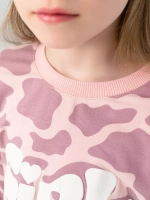 Костюм для девочки, лонгслив и леггинсы