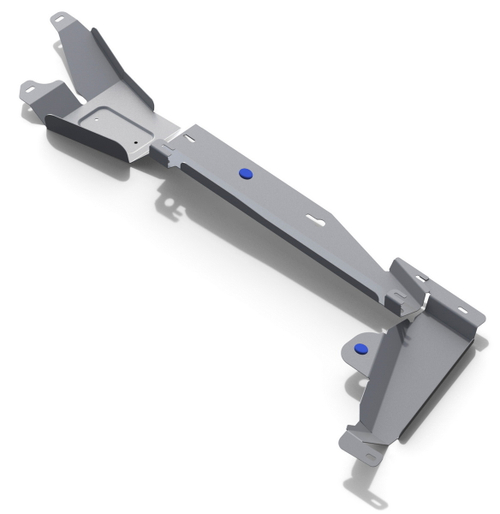 Защита трубок кондиционера Rival для Ford Explorer V рестайлинг (V - 3.5) 2015-2019, штампованная, алюминий 4 мм, с крепежом, 3 части, 333.1868.1