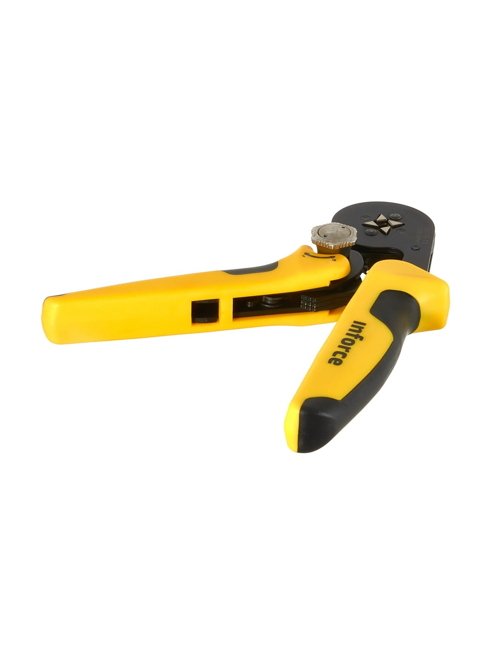 Квадратные пресс-клещи Inforce с регулировочным винтом 0.2-16 мм² 06-19-13