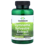 Swanson, джимнема (Gymnema sylvestre), стандартизованный экстракт, 300 мг, 120 капсул