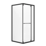 Душевой уголок Niagara Nova NG-6835-34BLACK 100х100 стекло прозрачное/профиль черный матовый