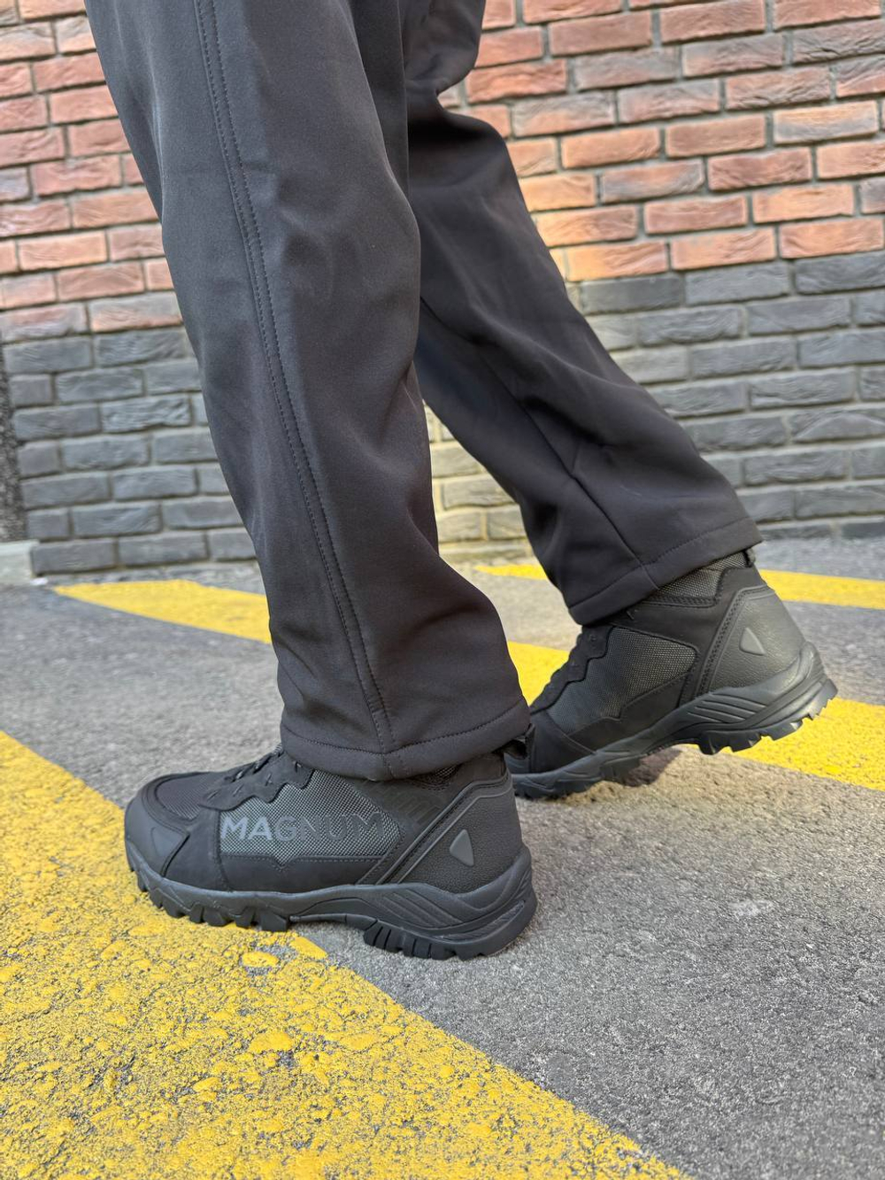 Тактический демисезонный костюм / softshell / чёрный