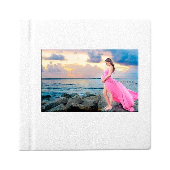 20х20 фотокнига с фото-вставкой (все цвета эко-кожи внутри)