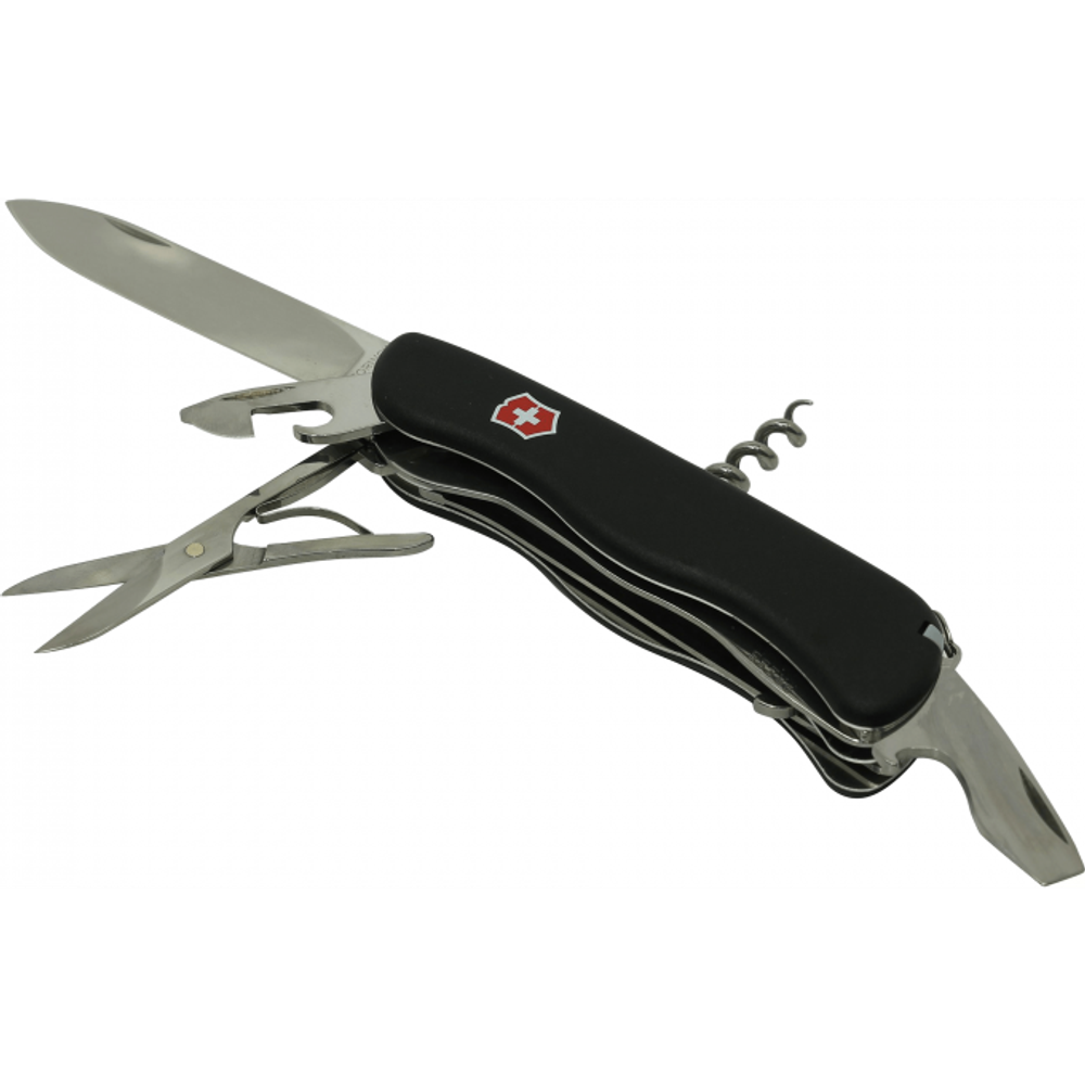 Нож Victorinox Outrider, 111 мм, 14 функций, черный