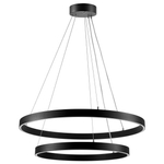 748127 Люстра SATURNO LED 84W 5800LM 70G ЧЕРНЫЙ 3000-6000K