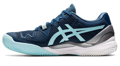 Женские Кроссовки теннисные Asics Gel-Resolution 8 Clay - light indigo/clear blue