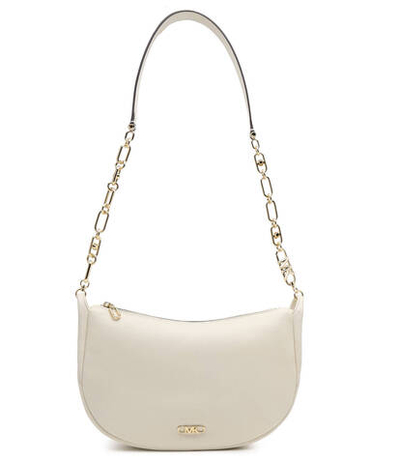 Кожаная сумка через плечо Michael Kors - кремовый(30H3G8NM3L)