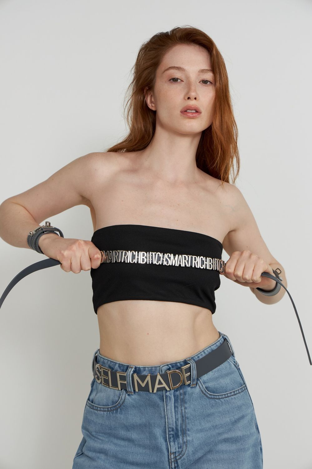 ШИРОКИЙ РЕМЕНЬ НА КОБУРНЫХ КНОПКАХ SELFMADE GRAPHITE