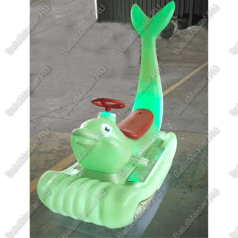 Парковый электромобиль «Дельфинчик-морячок», розовый