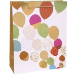 Пакет подарочный «Воздушные шарики» 26*32*10 см, микс