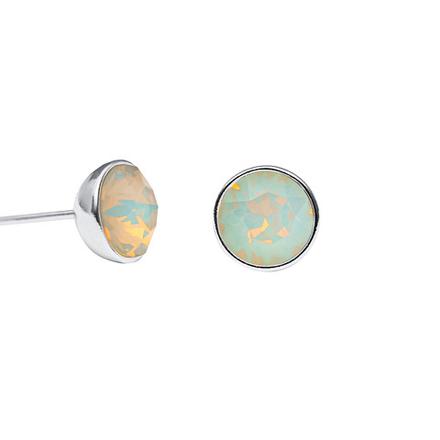 Серьги-пусеты Fiore Luna Light Grey Opal SWE298 LGO S