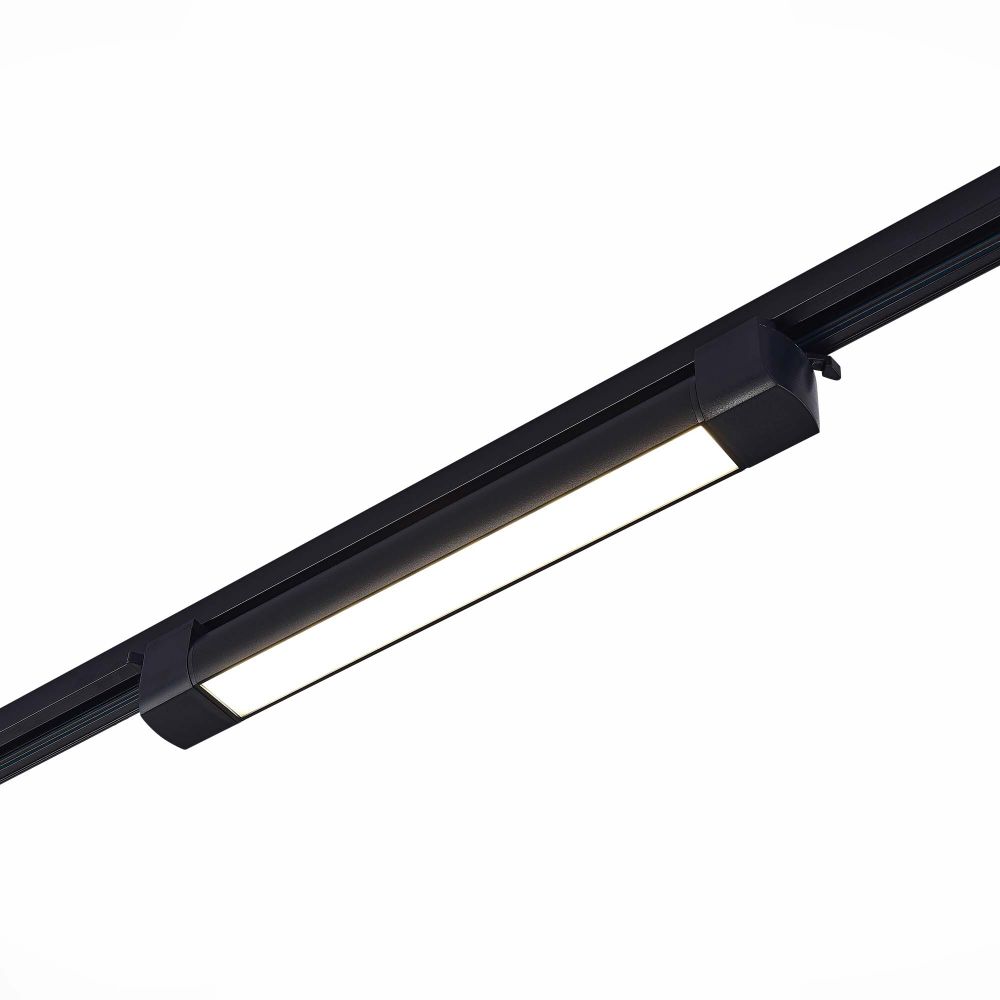 ST368.436.20 Св-к трек. Черный LED 1*20W 3000K 1 450Lm Ra&amp;gt;90 120° IP20 L387xW49xH54 170-240V Однофазная трековая система