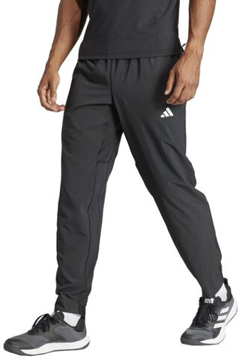 Мужские теннисные штаны Adidas Train Essentials Woven - черный