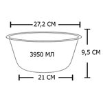 Миска "efox" для питомцев из нержавеющей стали, форма чаша